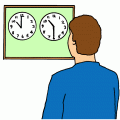 timetable_man_clocks